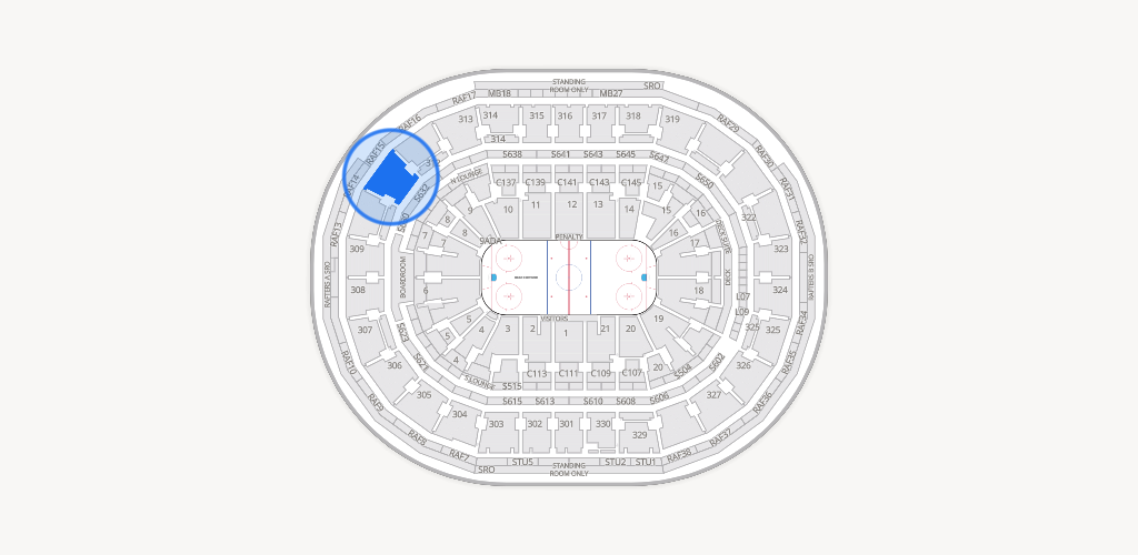 TD Garden Seating Chart