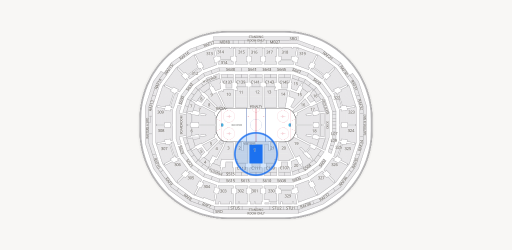 TD Garden Seating Chart