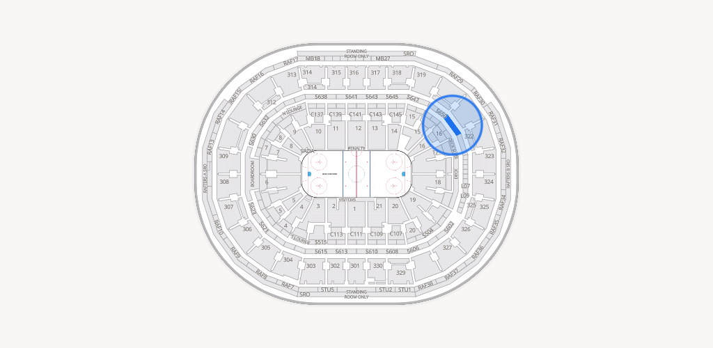 TD Garden Seating Chart