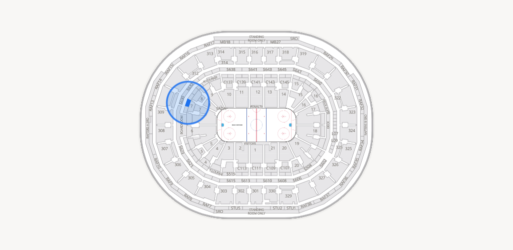 TD Garden Seating Chart
