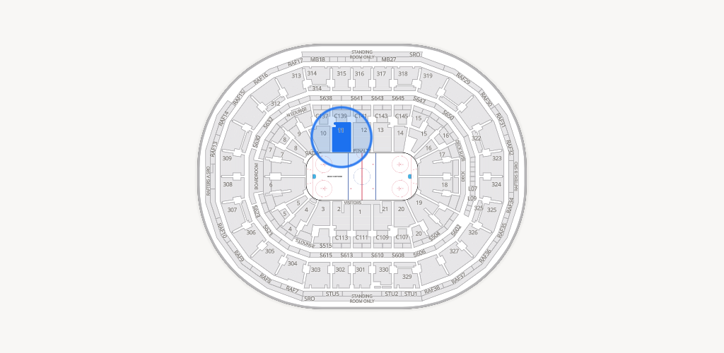 TD Garden Seating Chart