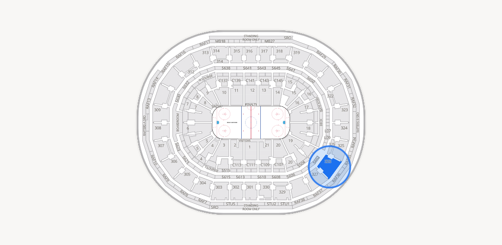 TD Garden Seating Chart