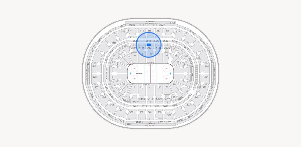 TD Garden Seating Chart