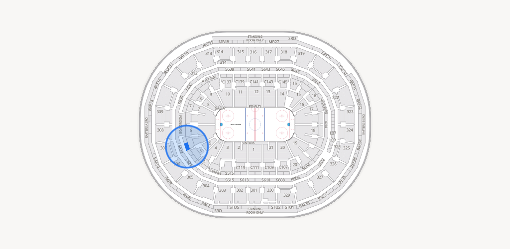 TD Garden Seating Chart