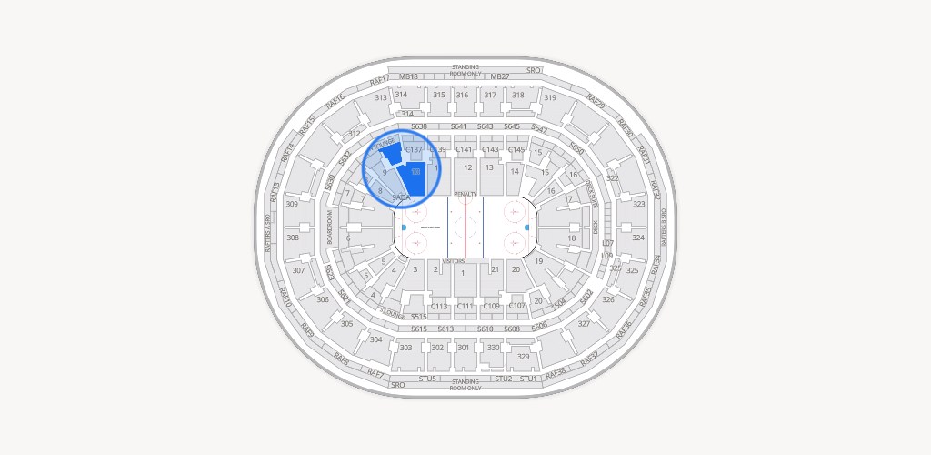 TD Garden Seating Chart