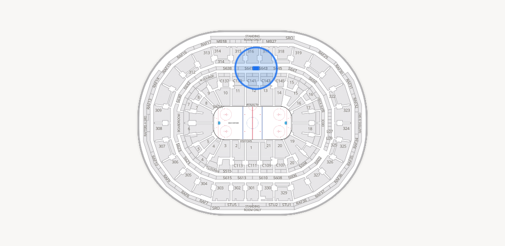 TD Garden Seating Chart