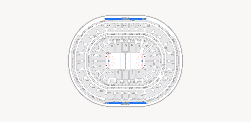 TD Garden Seating Chart
