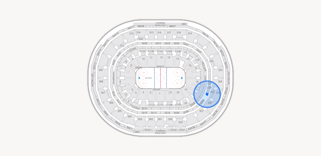 TD Garden Seating Chart