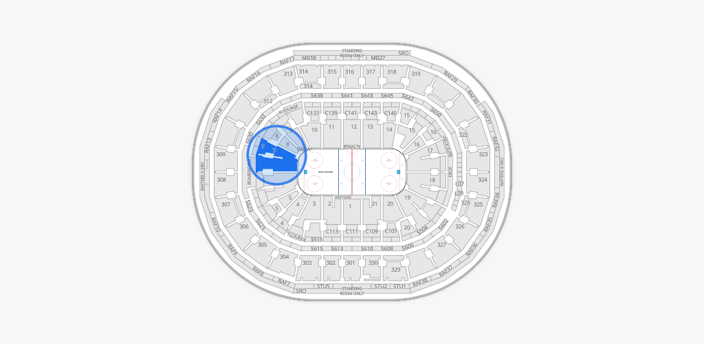 TD Garden Seating Chart