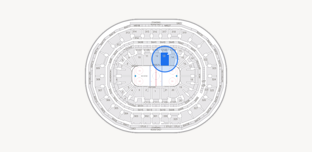 TD Garden Seating Chart