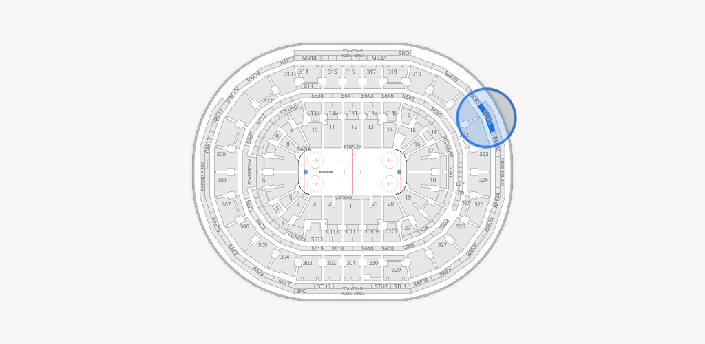 TD Garden Seating Chart