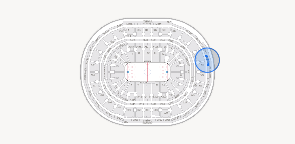TD Garden Seating Chart