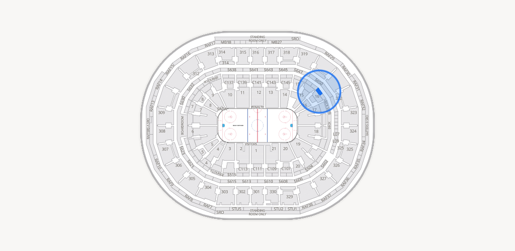 TD Garden Seating Chart