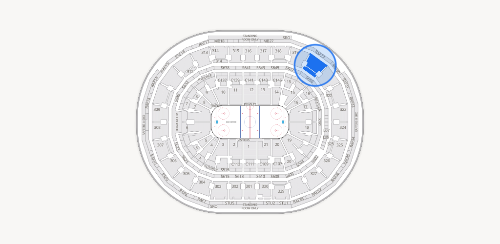 TD Garden Seating Chart