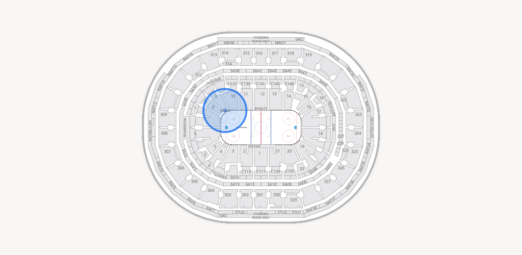 TD Garden Seating Chart