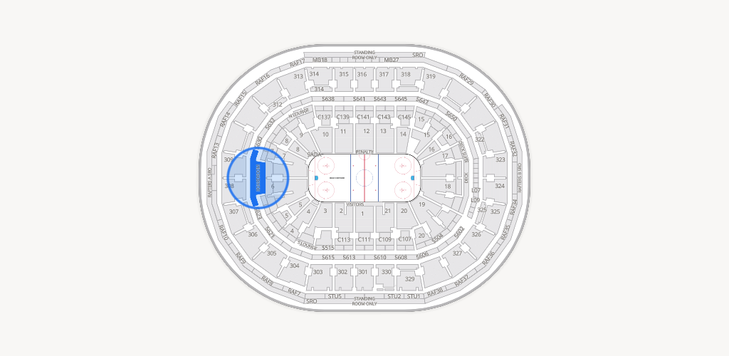 TD Garden Seating Chart