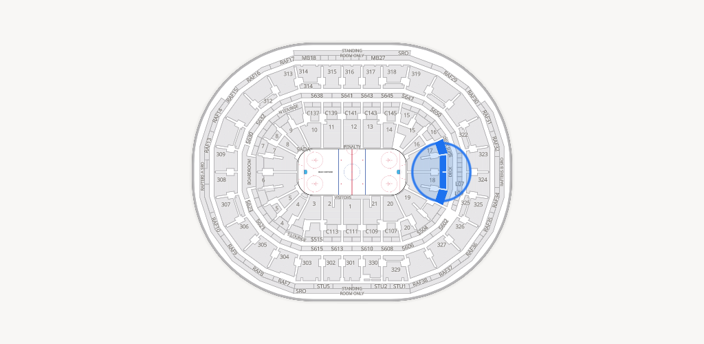 TD Garden Seating Chart