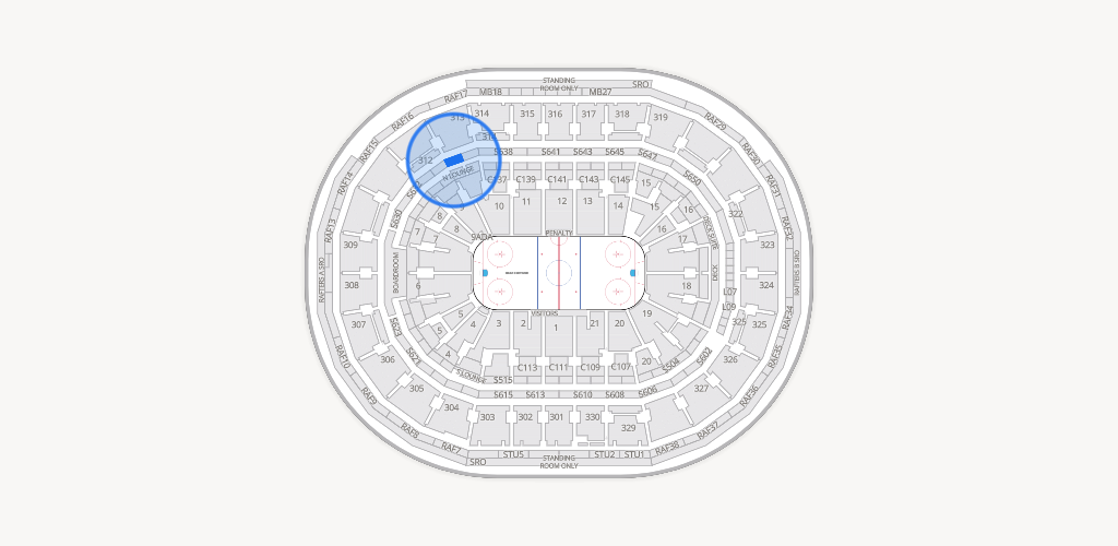 TD Garden Seating Chart