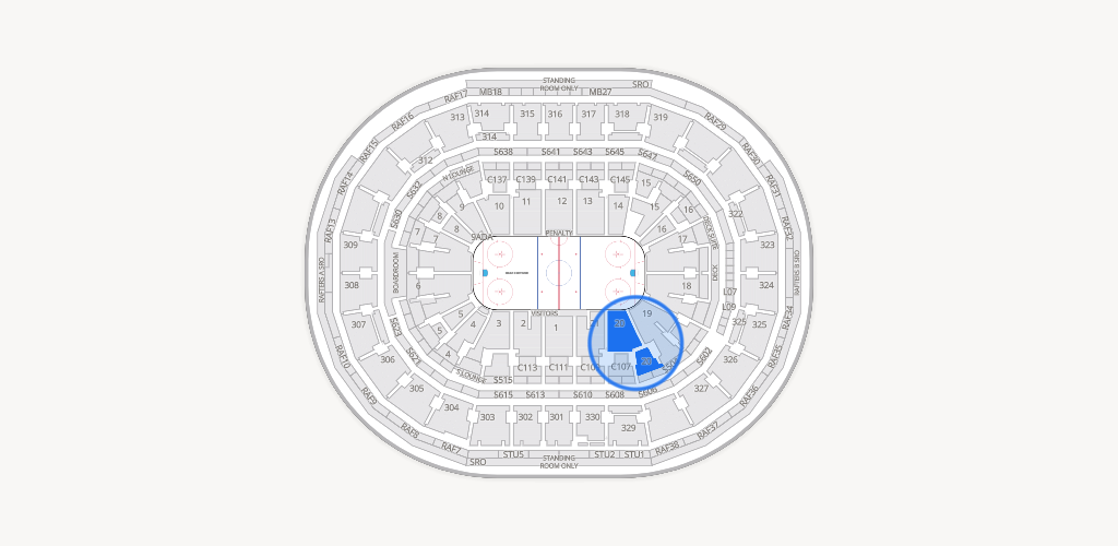 TD Garden Seating Chart