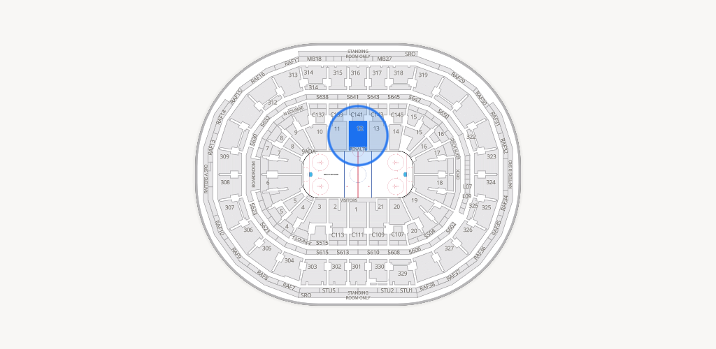 TD Garden Seating Chart