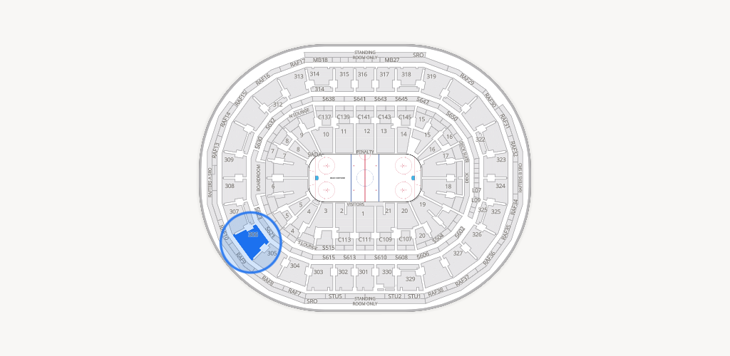 TD Garden Seating Chart