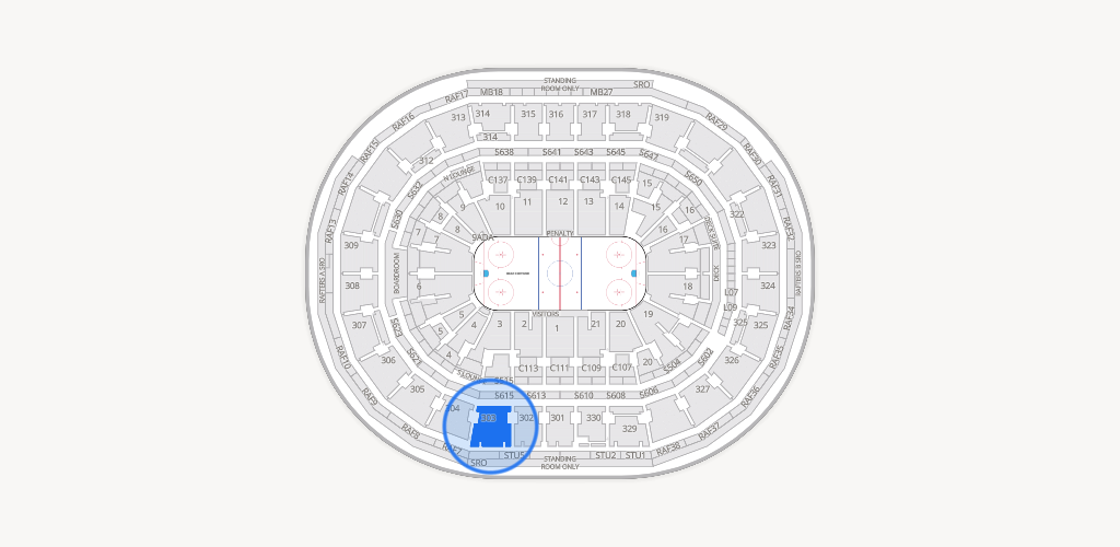 TD Garden Seating Chart
