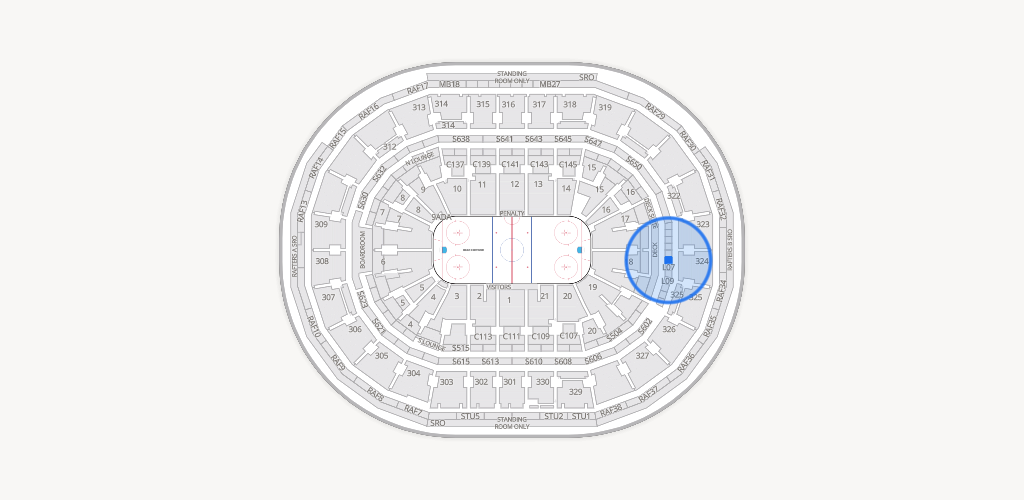 TD Garden Seating Chart
