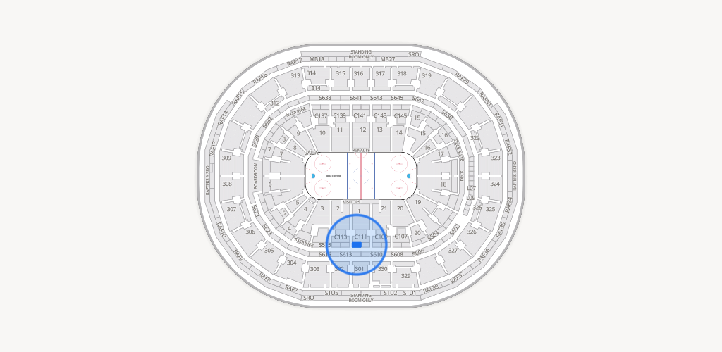 TD Garden Seating Chart