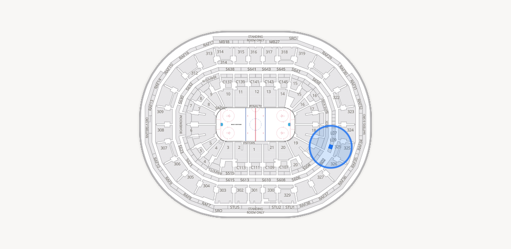 TD Garden Seating Chart