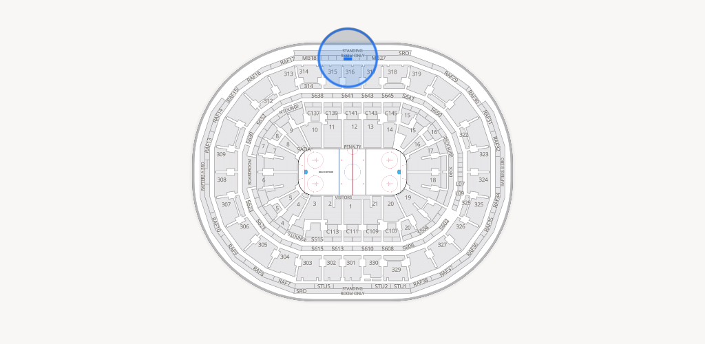 TD Garden Seating Chart