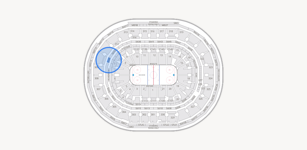 TD Garden Seating Chart
