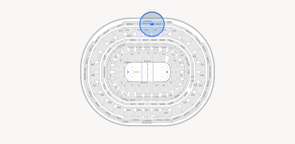 TD Garden Seating Chart
