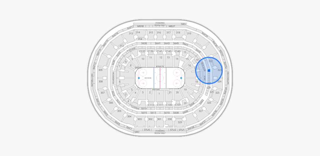 TD Garden Seating Chart