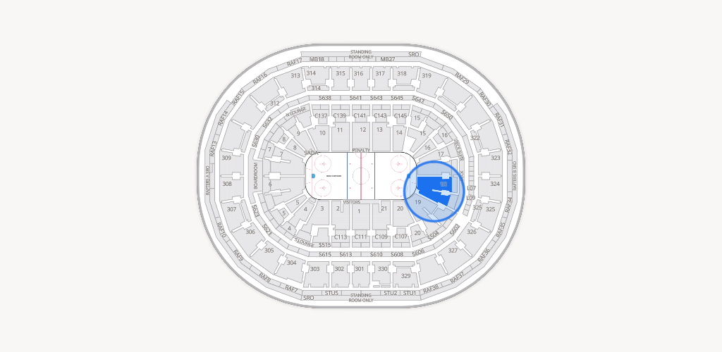 TD Garden Seating Chart