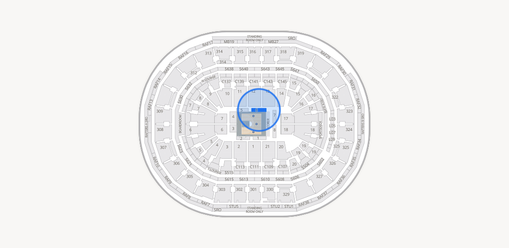 TD Garden Seating Chart