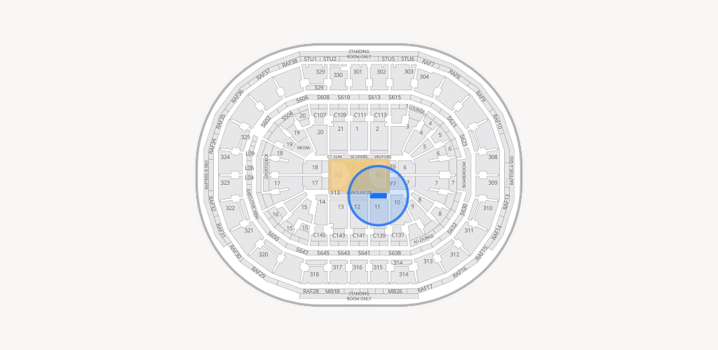 TD Garden Seating Chart