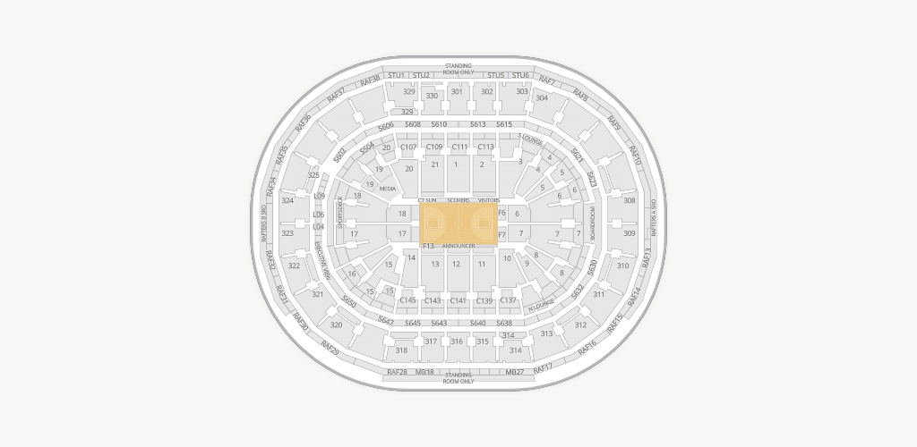 TD Garden Seating Chart