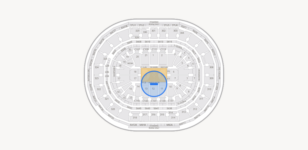 TD Garden Seating Chart