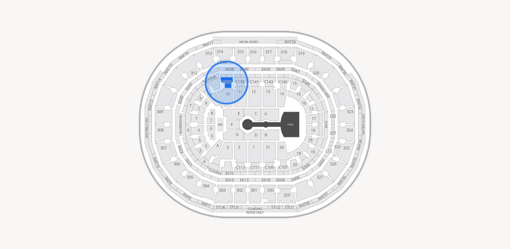 TD Garden Seating Chart