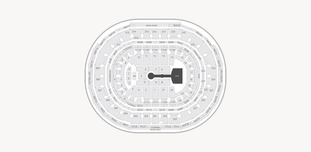 TD Garden Seating Chart