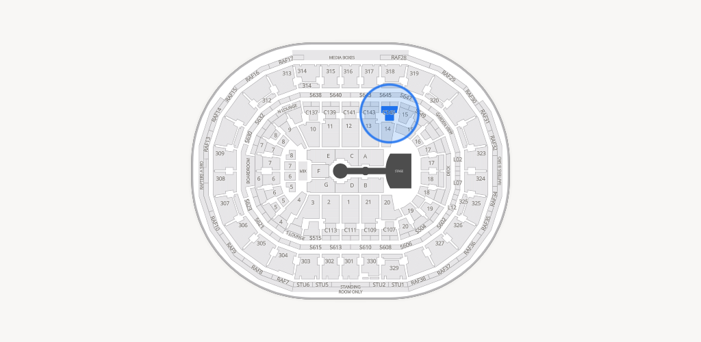 TD Garden Seating Chart