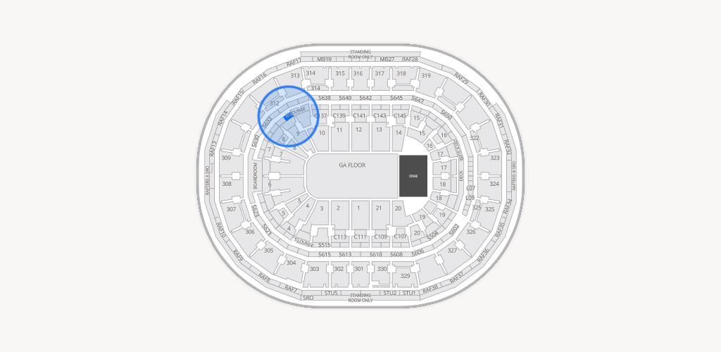 TD Garden Seating Chart