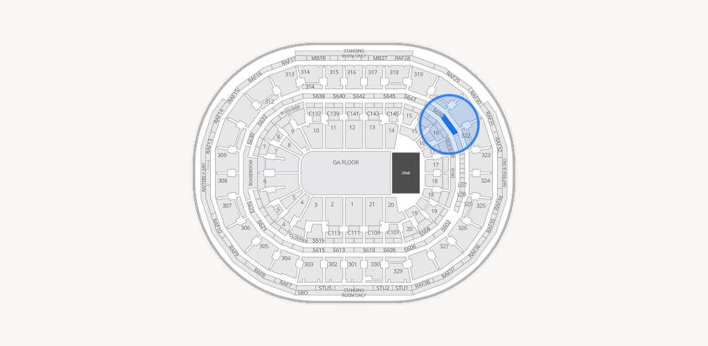 TD Garden Seating Chart