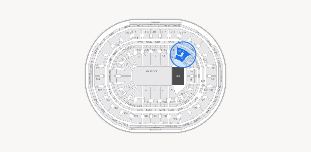 TD Garden Seating Chart