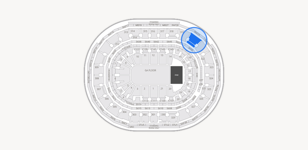 TD Garden Seating Chart