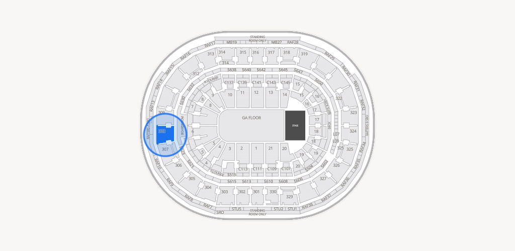 TD Garden Seating Chart