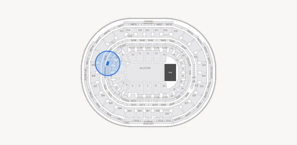 TD Garden Seating Chart