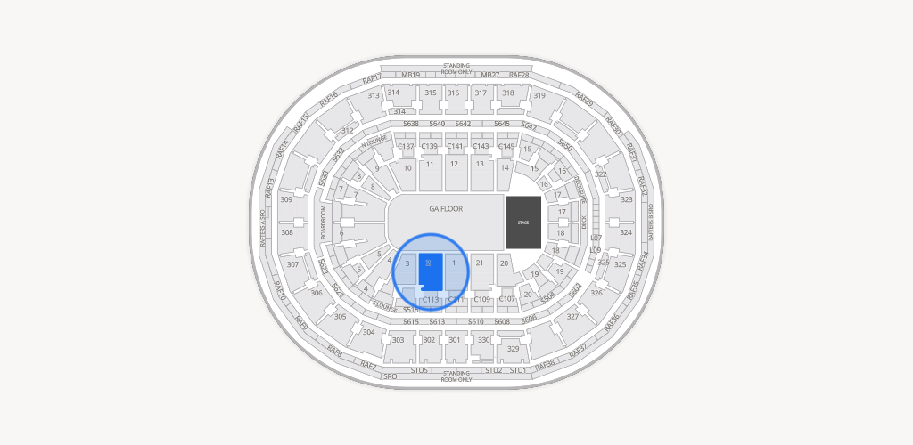TD Garden Seating Chart