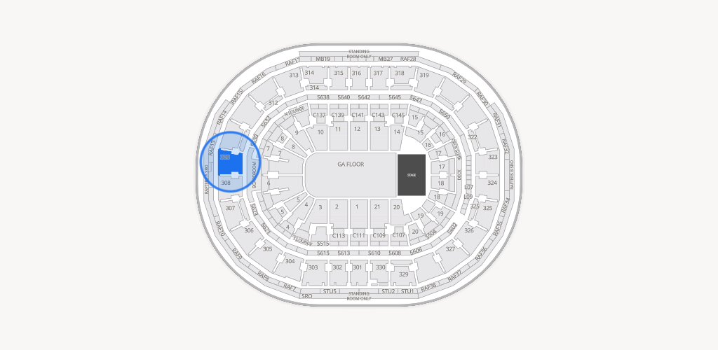 TD Garden Seating Chart