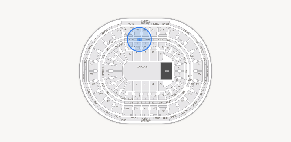 TD Garden Seating Chart
